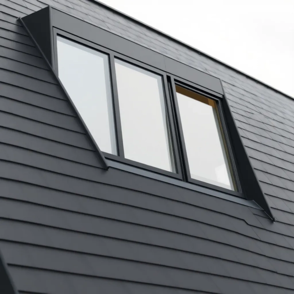 Antracytowy dach Jakie okna