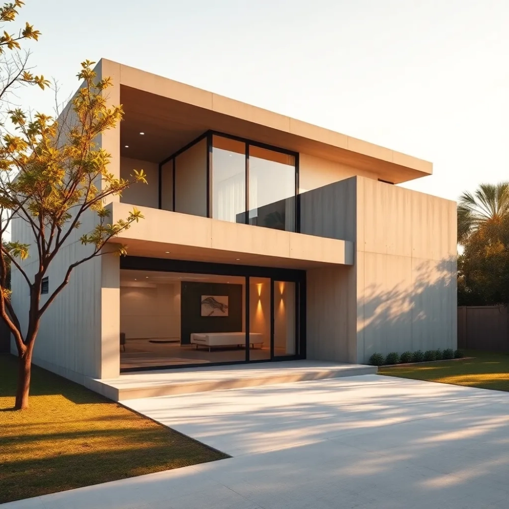 Dom parterowy z płaskim dachem do 70m2