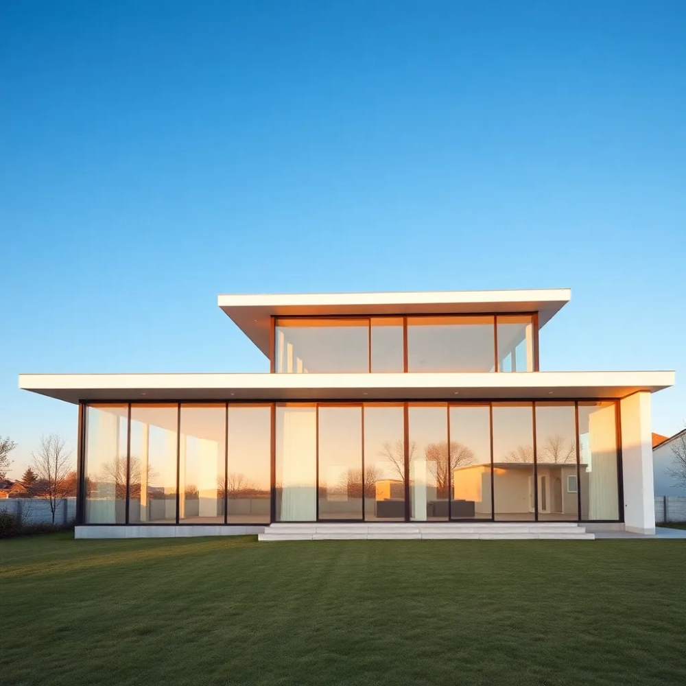 domy z płaskim dachem