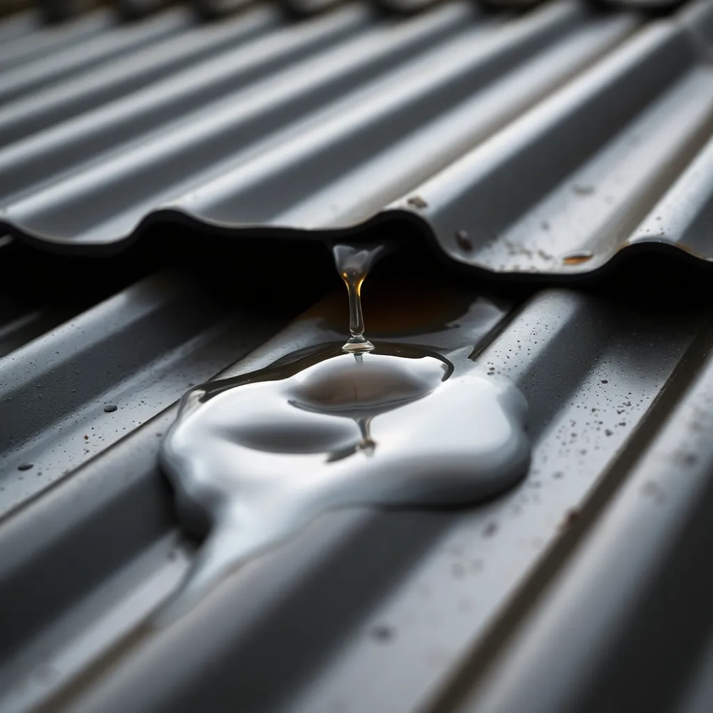 Guma w płynie na dach z blachy