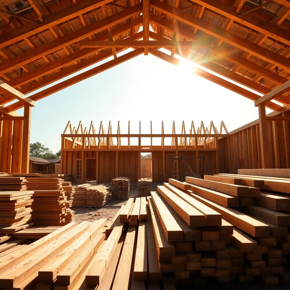 Ile kosztuje drzewo na dach 100m2