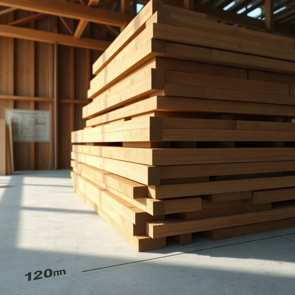 Ile m3 drewna na dach 120m2