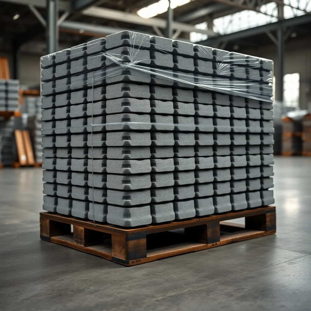 Ile waży paleta dachówki betonowej