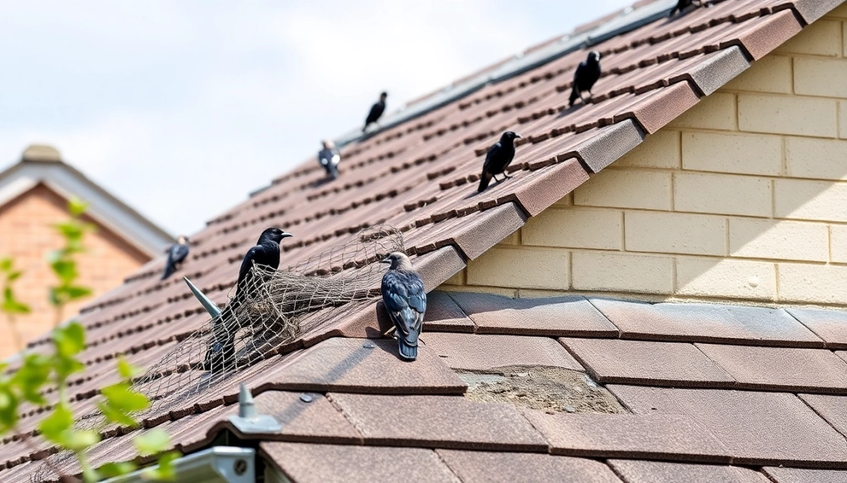 Jak odstraszyć kawki z dachu