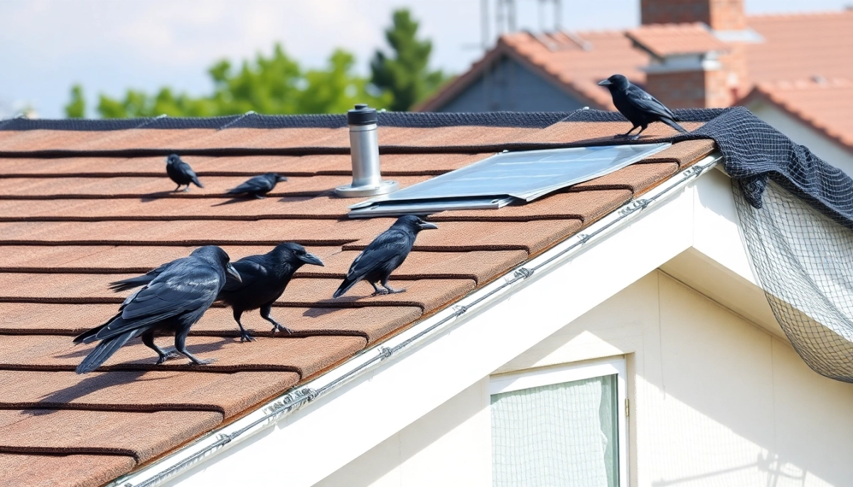 Jak odstraszyć wrony z dachu