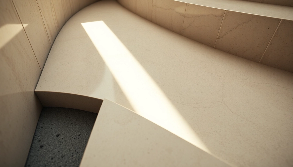 Jak położyć płytki na schodach półokrągłych