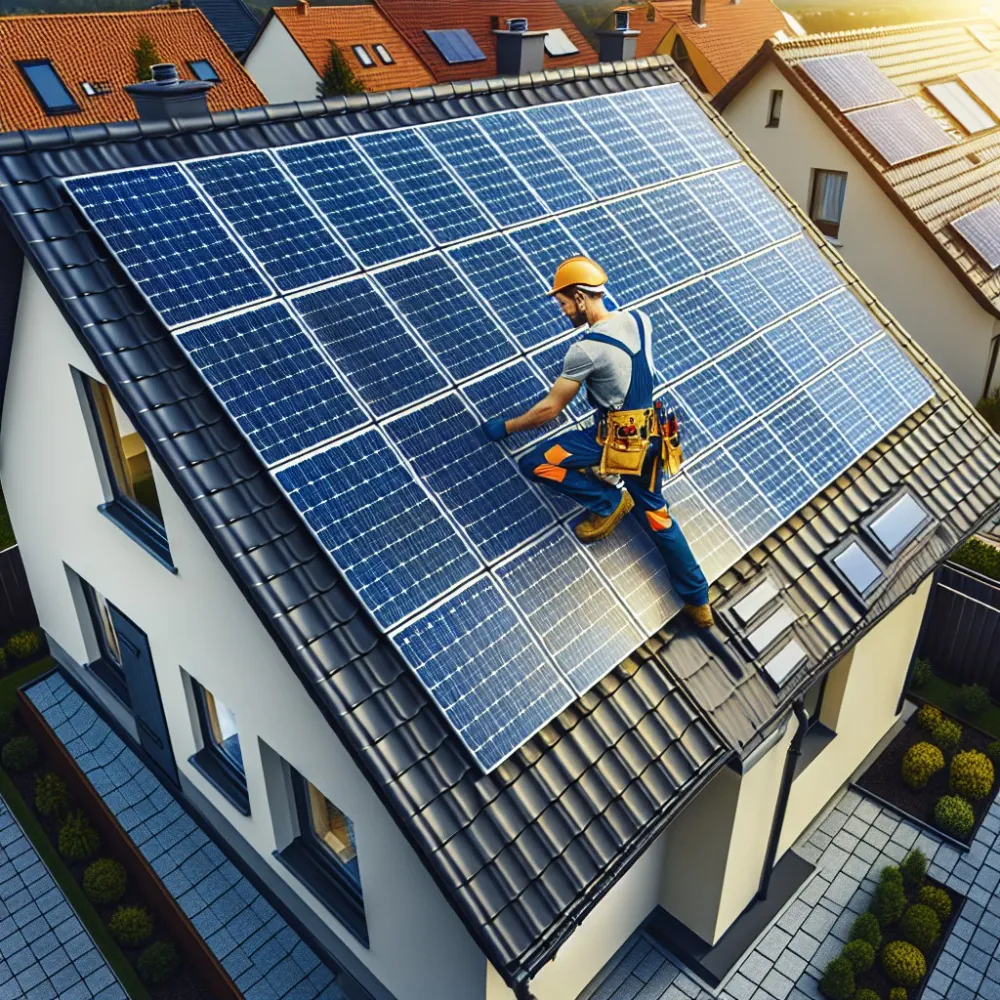 Jak rozmieścić panele fotowoltaiczne na dachu