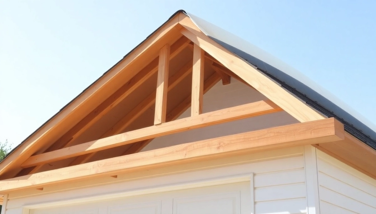 Jak zrobić dach dwuspadowy na garażu