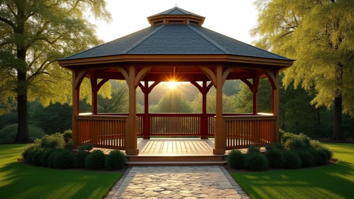 jak zrobić dach na altanie