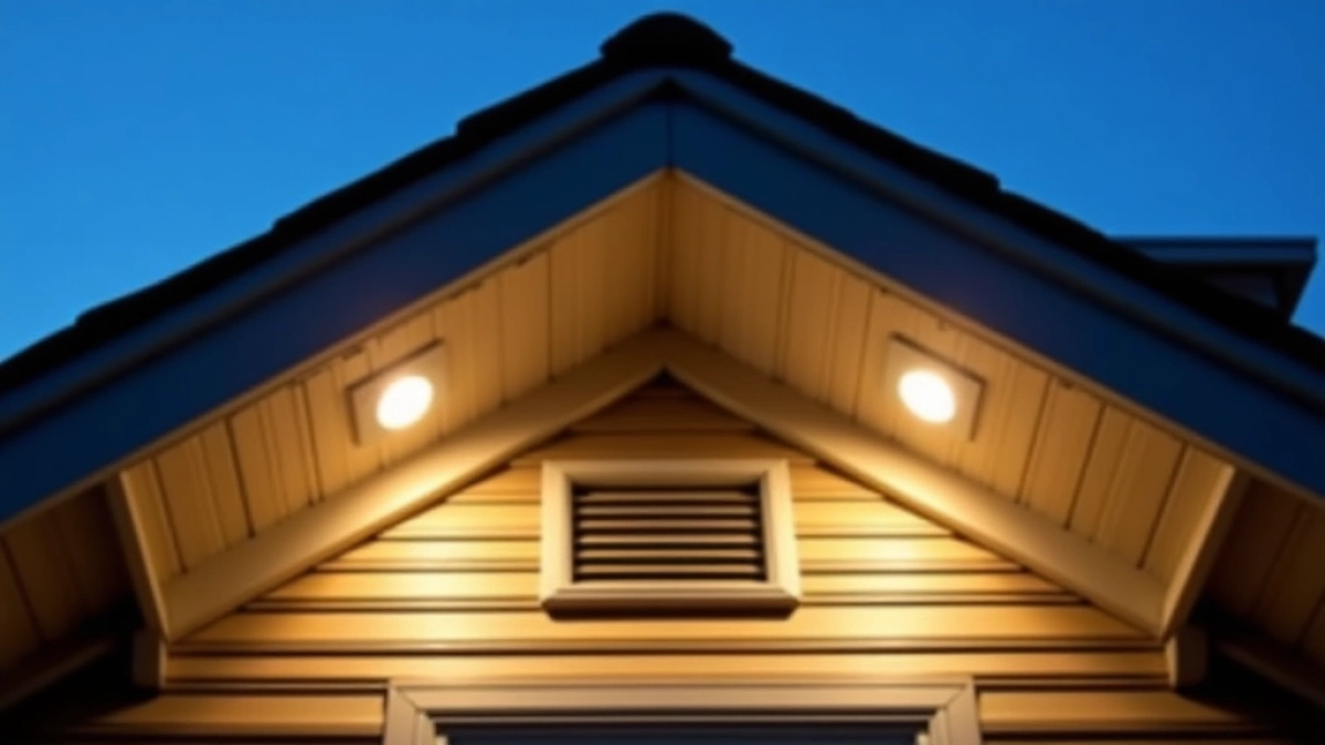 Jak zrobić oświetlenie w podbitce dachu