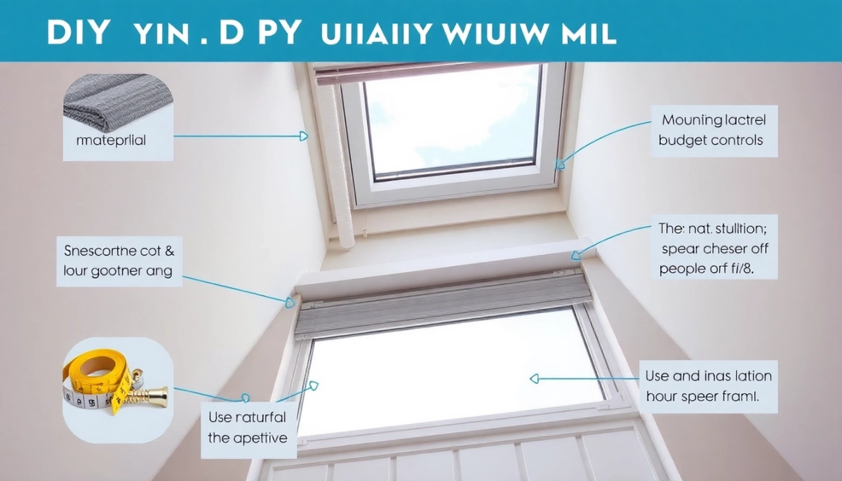 Jak zrobić samemu roletę na okno dachowe