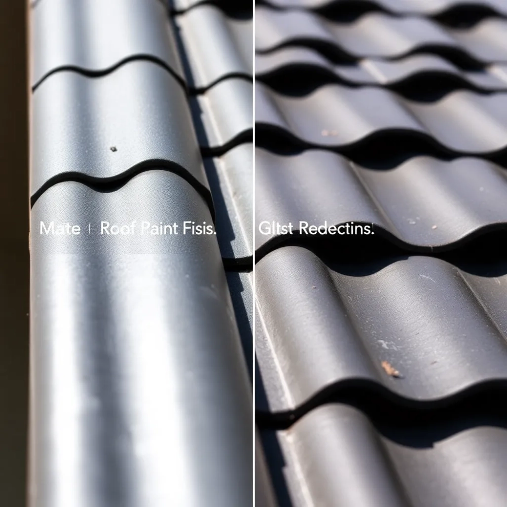 Jaka farba na dach mat czy połysk