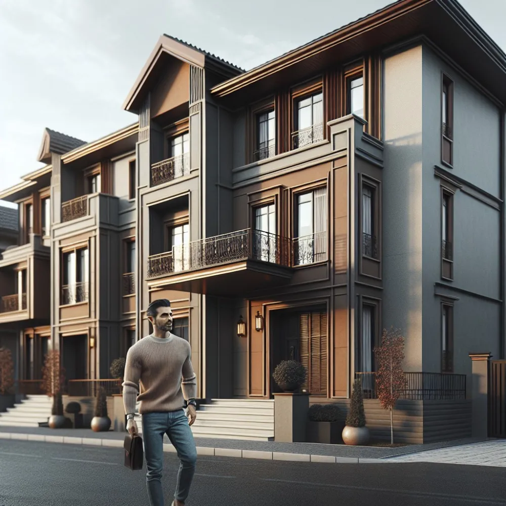 Jaki kolor elewacji do brązowego dachu i brązowych okien