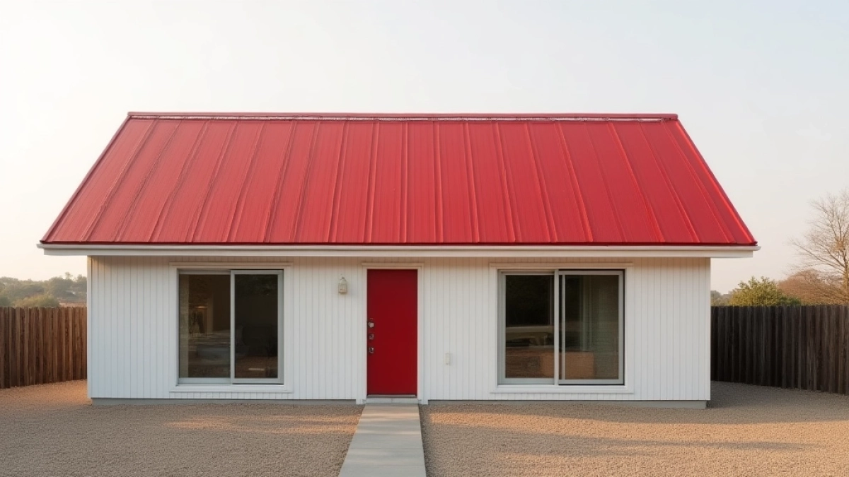 Jaki kolor elewacji do czerwonego dachu