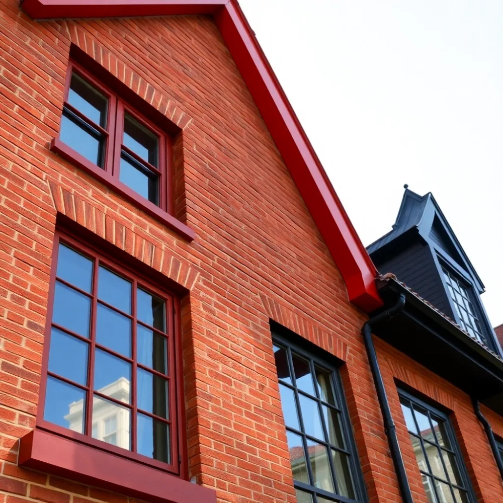 Jaki kolor okien do ceglastego dachu