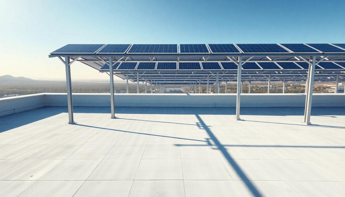 Konstrukcja pod panele fotowoltaiczne dach płaski cena