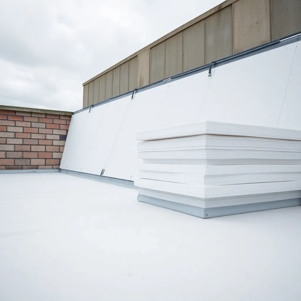 Koszt ocieplenia dachu płaskiego styropianem