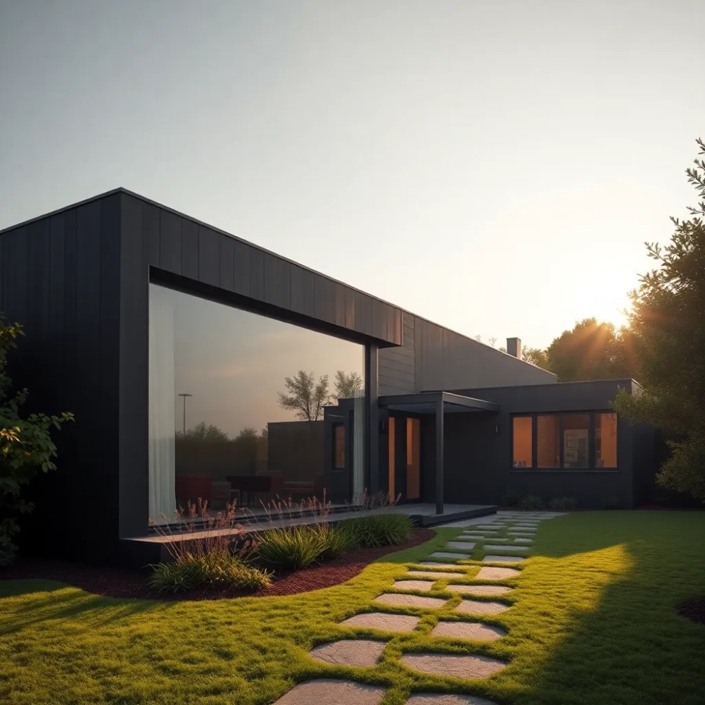Nowoczesne domy parterowe z płaskim dachem