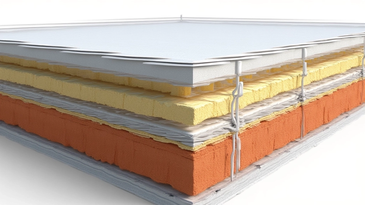 Ocieplenie dachu płaskiego wentylowanego