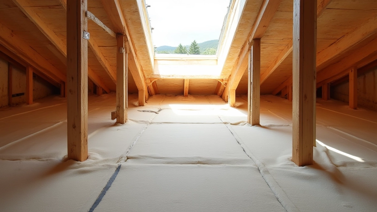 Ocieplenie dachu wełna bez deskowania