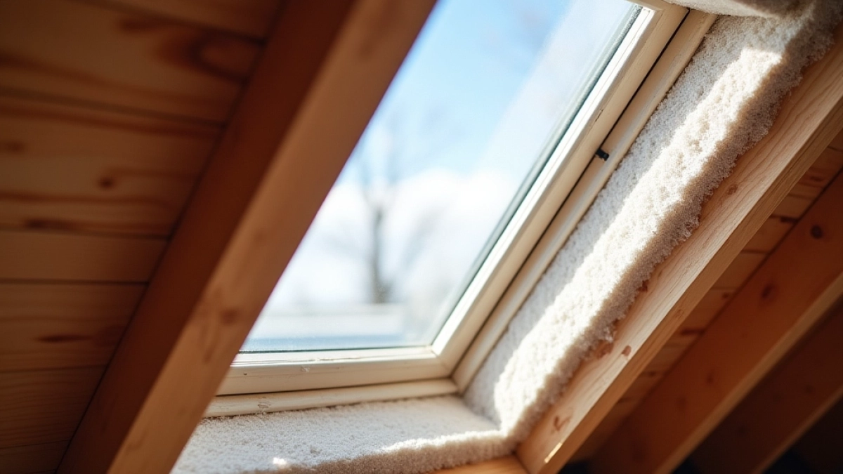 ocieplenie okna dachowego od środka