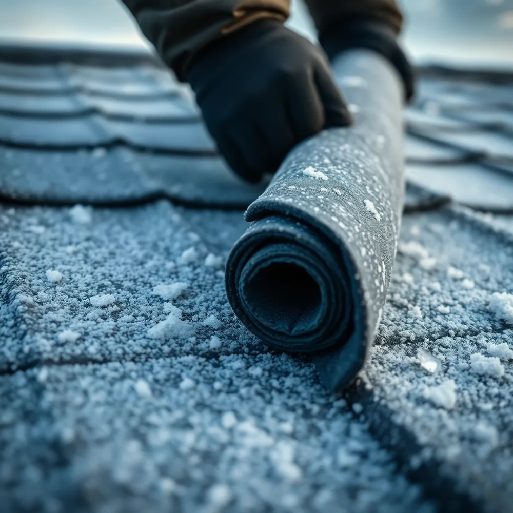 Papa na dach na zimno