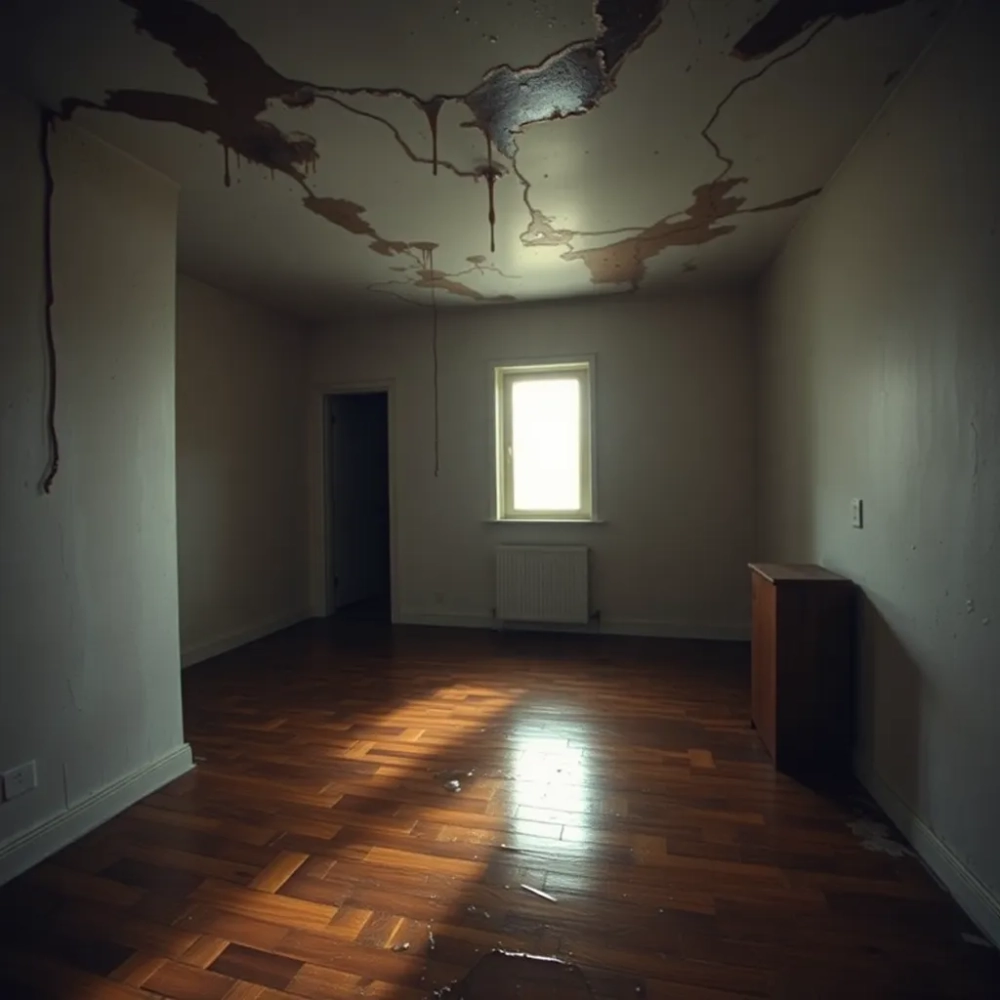 Przeciekający dach na ostatnim piętrze