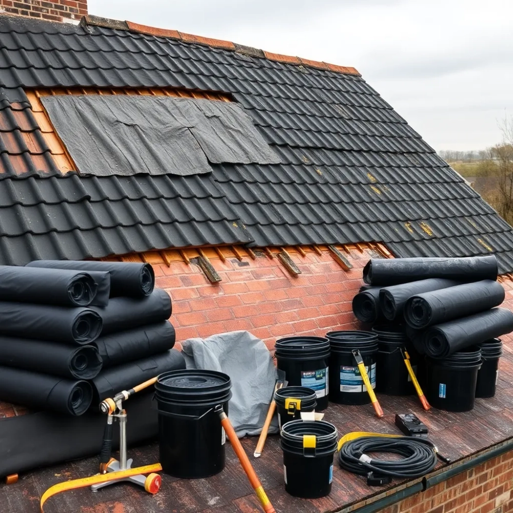 Remont dachu w bloku