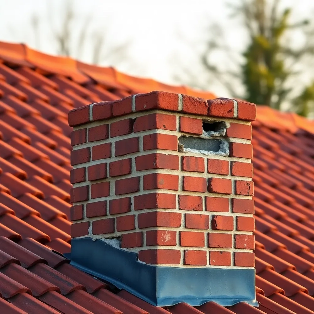 Remont komina nad dachem z cegły cena