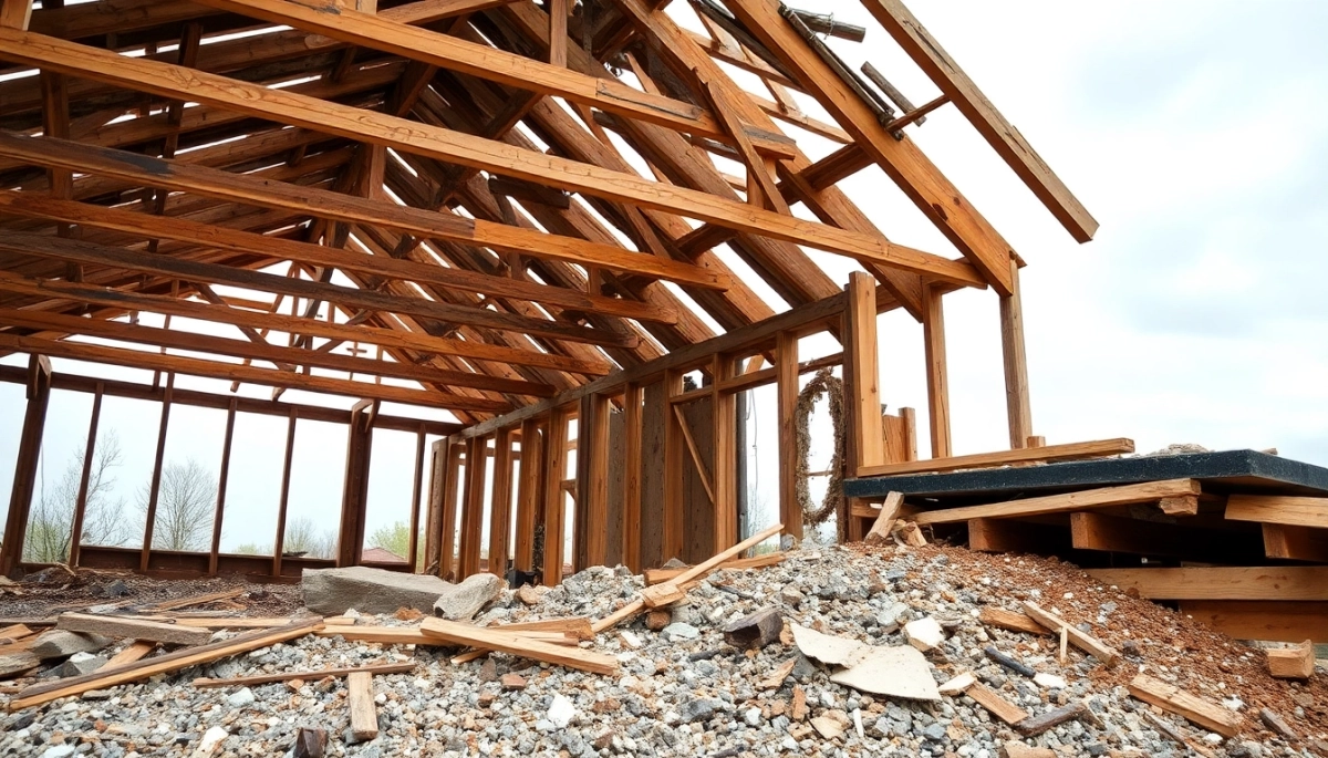 Rozbiórka dachu cennik