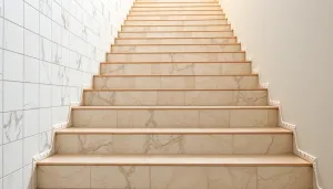 cena za położenie płytek na schodach