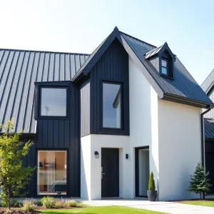 Dach i okna antracyt jaka elewacja