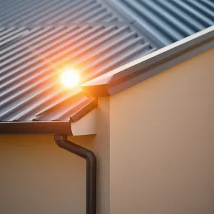 Dach przylegający do ściany