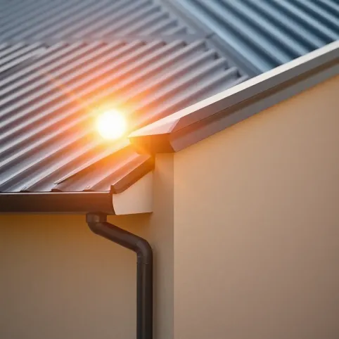 Dach przylegający do ściany