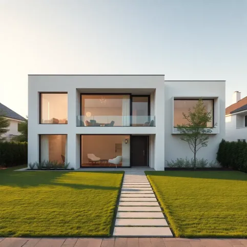 Dom parterowy z płaskim dachem do 120m2