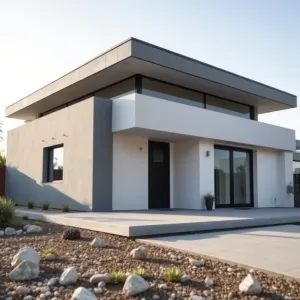 dom z płaskim dachem tańszy