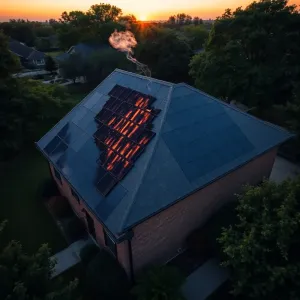 Fotowoltaika na dachu a pożar