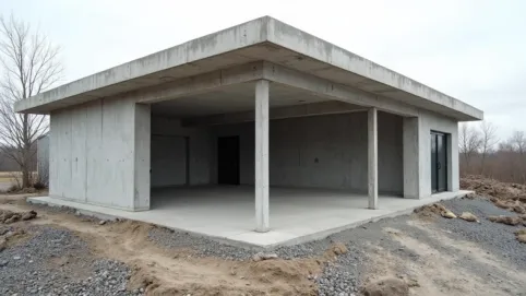 Garaż z płyt betonowych jak zrobić dach