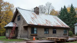 ile kosztuje wymiana blachy na dachu