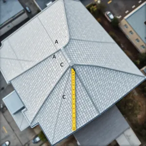 Jak obliczyć powierzchnię dachu wielospadowego