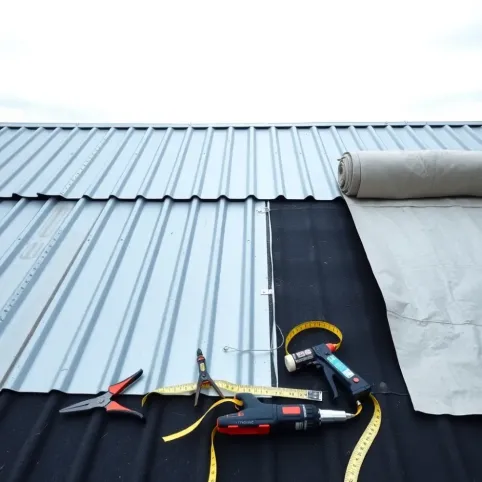 Jak położyć blachę na dach płaski