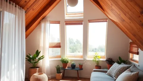 Jak udekorować okna dachowe