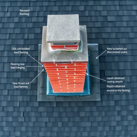 Jak uszczelnić komin na dachu