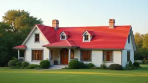 jaki kolor do czerwonego dachu