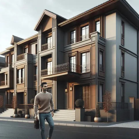 Jaki kolor elewacji do brązowego dachu i brązowych okien