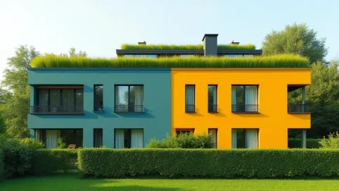 Jaki kolor elewacji do zielonego dachu