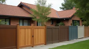 Jaki kolor ogrodzenia do brązowego dachu