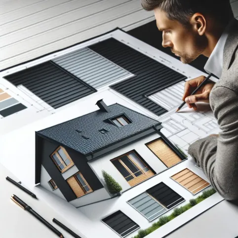 jaki kolor okien do antracytowego dachu