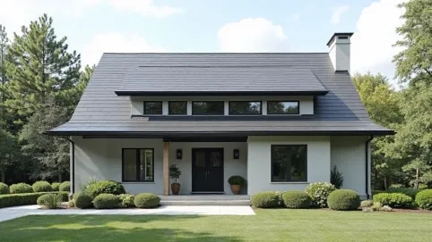 jaki kolor tynku do grafitowego dachu