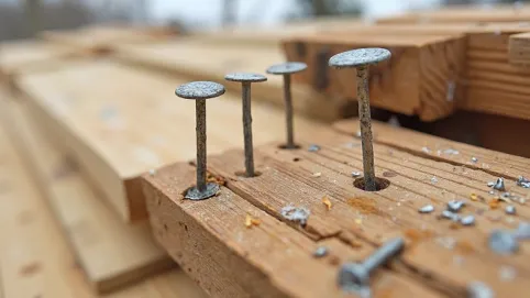 Jakie gwoździe do deskowania dachu